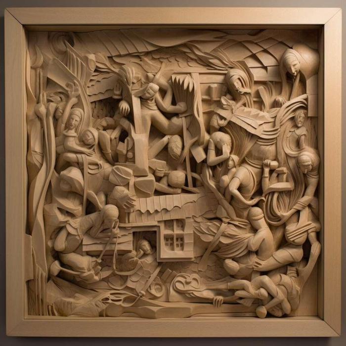 نموذج ثلاثي الأبعاد لآلة CNC 3D Art 